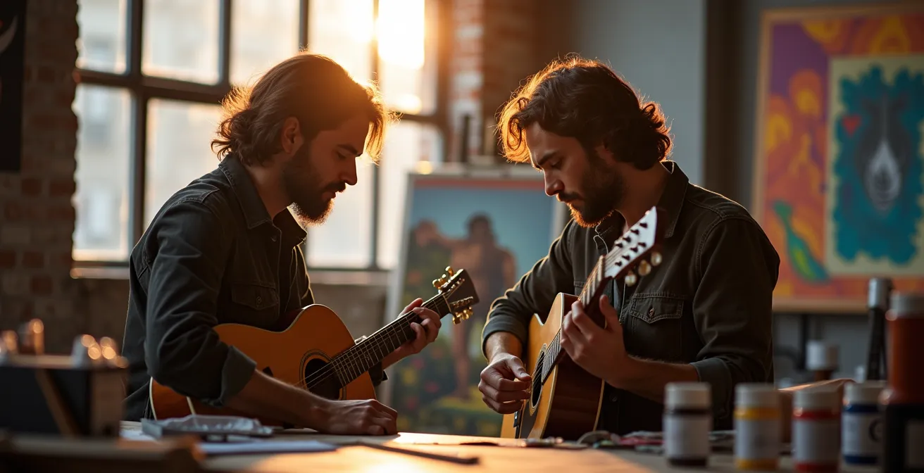 Espace collaboratif d'artistes montréalais avec échange de services créatifs
