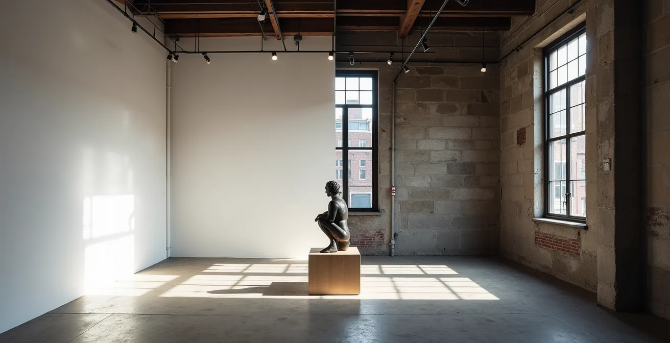 Exposition pop-up d'art dans un espace commercial alternatif à Montréal